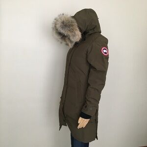 Canada Goose Shelburne Parka Military Green Women’s Size XS